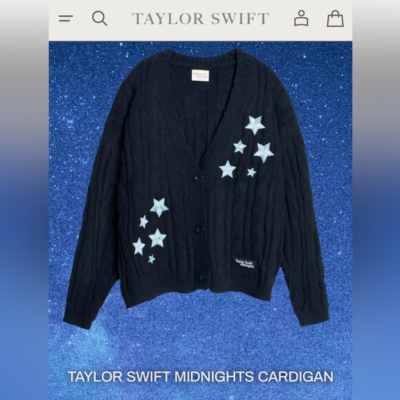 Taylor Swift Midnights Cardigan - NWT - Picture 1 of 5